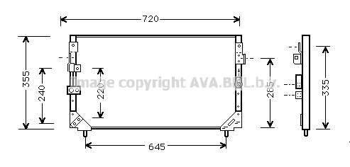 Skraplacz klimatyzacji AVA QUALITY COOLING TO5225