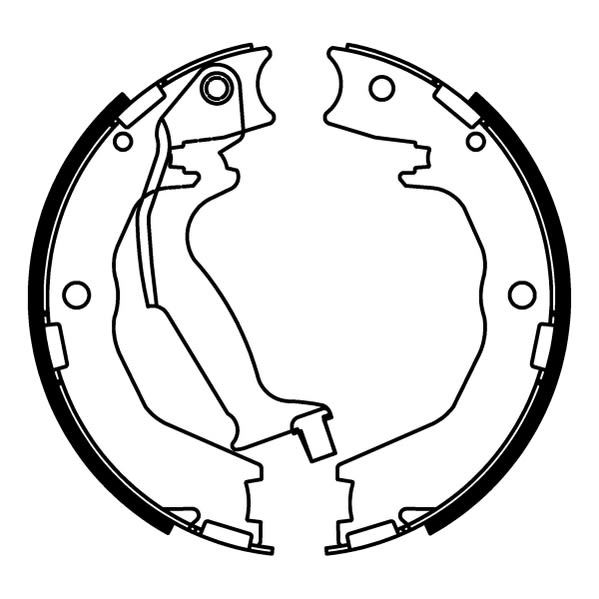 Zestaw szczęk hamulcowych ABE C00329ABE