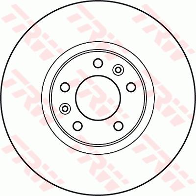 Tarcza hamulcowa TRW DF4971