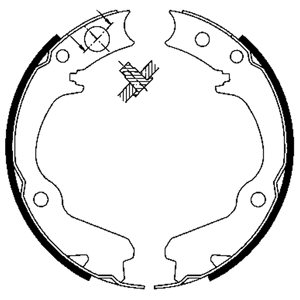 Szczęki hamulcowe DELPHI LS1899
