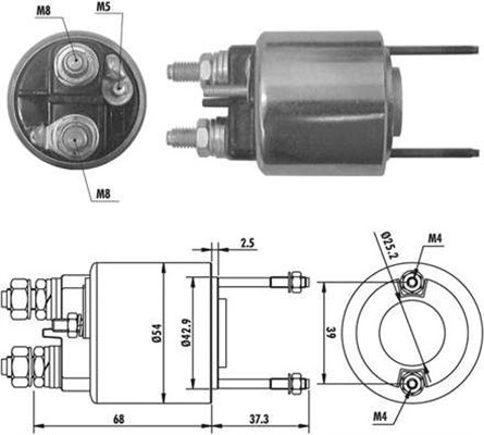 Elektromagnes rozrusznika MAGNETI MARELLI 940113050385