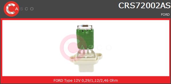 Opornik wentylatora CASCO CRS72002AS