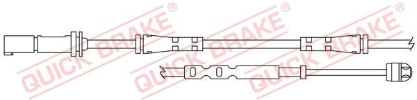 Czujnik zużycia klocków QUICK BRAKE WS 0401 A