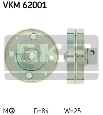 Rolka napinacza paska osprzętu SKF VKM 62001