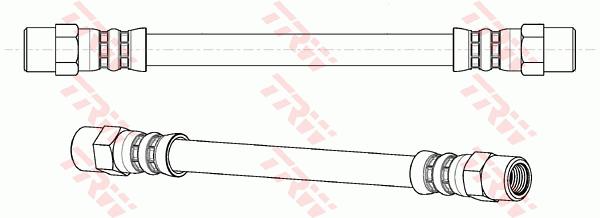 Przewód hamulcowy elastyczny TRW PHA286