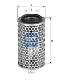 Filtr powietrza UFI 27.801.00