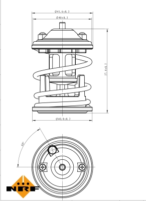 Termostat NRF 725219