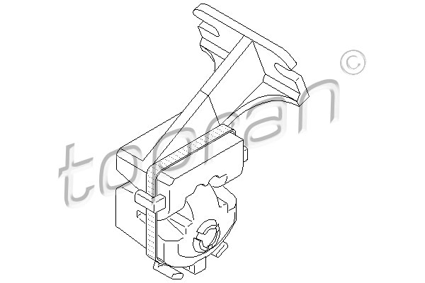 Wieszak ukladu wydechowego TOPRAN 721 953