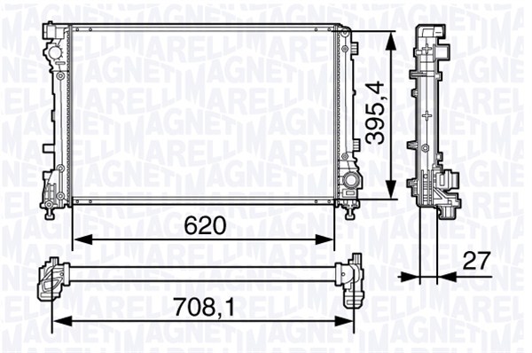 Chłodnica MAGNETI MARELLI 350213131700