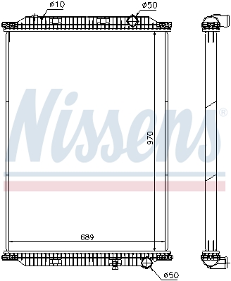 Chłodnica NISSENS 637860