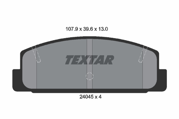 Klocki hamulcowe TEXTAR 2404501