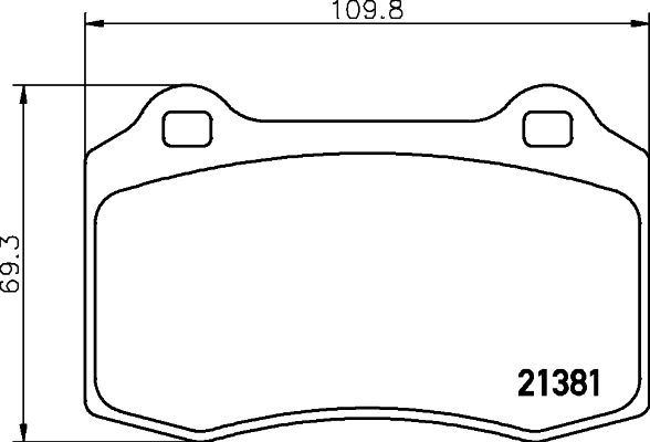 Klocki hamulcowe HELLA 8DB 355 006-591