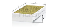 Filtr kabinowy MANN-FILTER FP 23 015-2