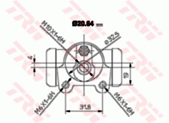 Cylinderek TRW BWF252