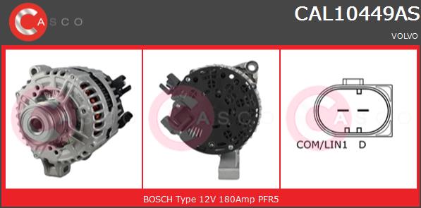 Alternator CASCO CAL10449AS