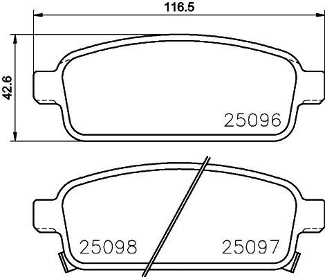 Klocki hamulcowe BREMBO P 59 087