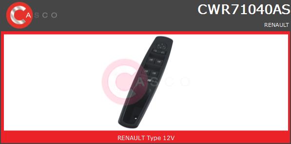 Przełącznik podnośnika szyby CASCO CWR71040AS