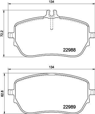 Klocki hamulcowe HELLA 8DB 355 037-961