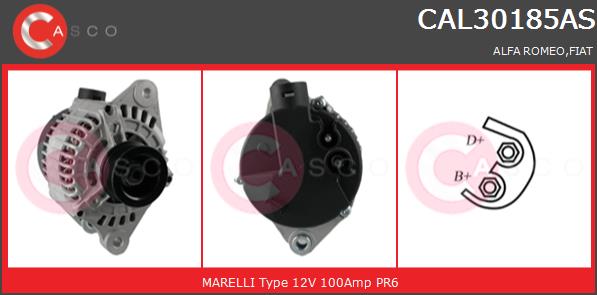 Alternator CASCO CAL30185AS