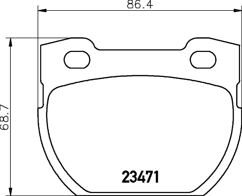 Klocki hamulcowe HELLA PAGID 8DB 355 010-921