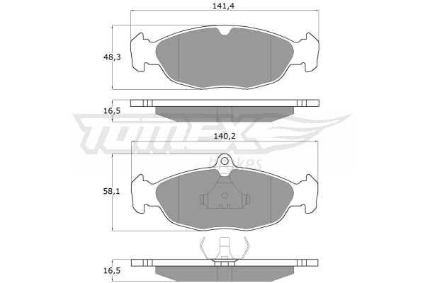 Klocki hamulcowe TOMEX BRAKES TX 10-49