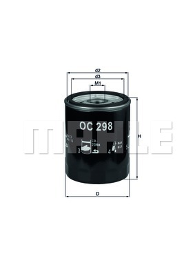 Filtr oleju KNECHT OC 298