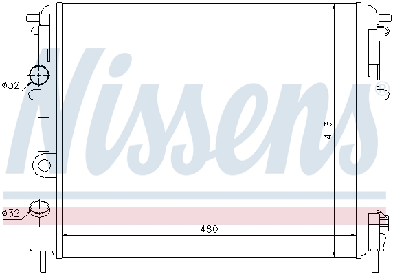 Chłodnica NISSENS 63809