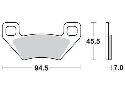 Klocki hamulcowe TRW MCB773SI