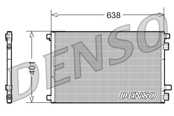 Skraplacz klimatyzacji DENSO DCN23012