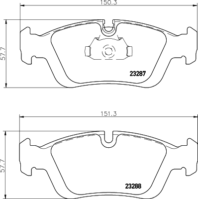 Klocki hamulcowe HELLA 8DB 355 008-741