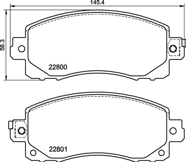 Klocki hamulcowe BREMBO P 78 028