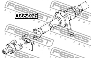 Łącznik wału napędowego FEBEST ASSZ-077