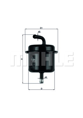 Filtr paliwa KNECHT KL 136