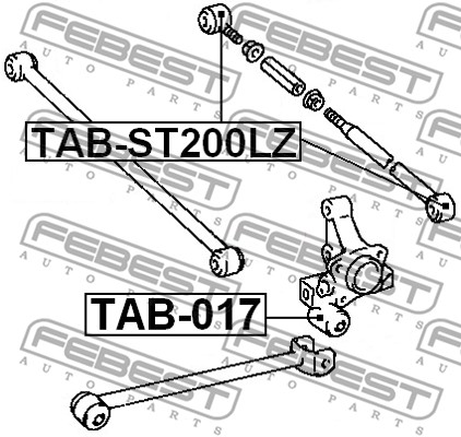 Tuleja wahacza FEBEST TAB-ST200LZ
