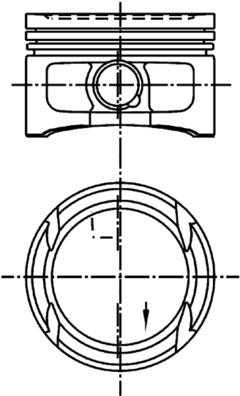 Tłok KOLBENSCHMIDT 99909601