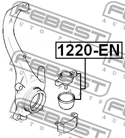 Sworzeń wahacza FEBEST 1220-EN