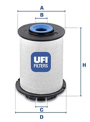 Filtr paliwa UFI 26.033.00