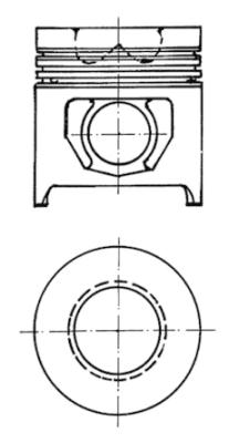 Tłok KOLBENSCHMIDT 90158700