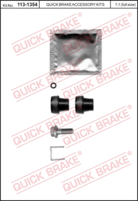 Zestaw naprawczy zacisk hamulcowy QUICK BRAKE 113-1354