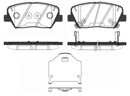 Klocki hamulcowe REMSA 1412.02