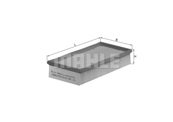 Filtr powietrza MAHLE LX 494