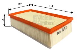 Filtr powietrza CLEAN FILTERS MA3496