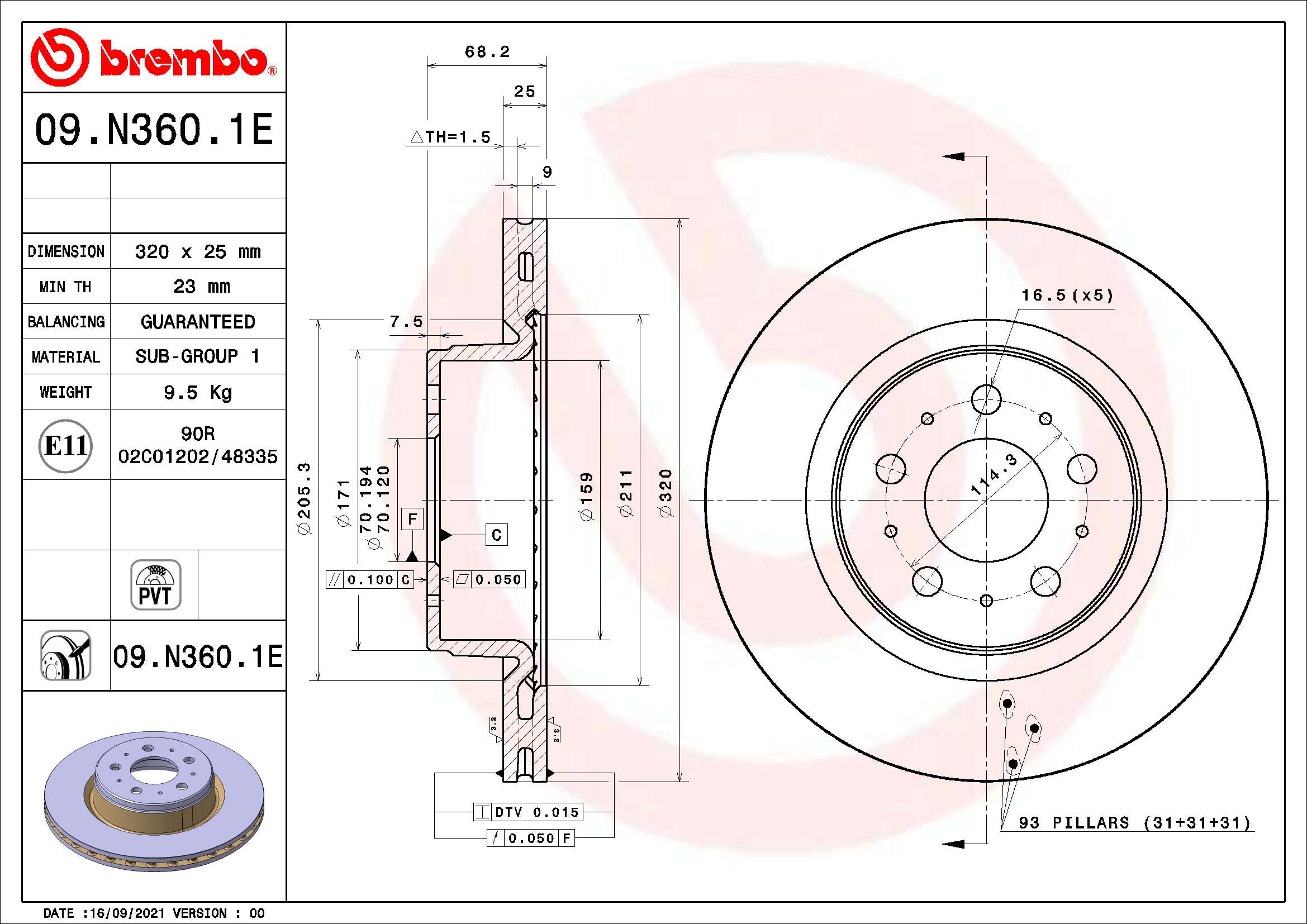 Zestaw do hamulców, hamulce tarczowe BREMBO KT 08 001