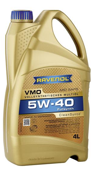 Olej silnikowy RAVENOL 5W40VMOCLE4