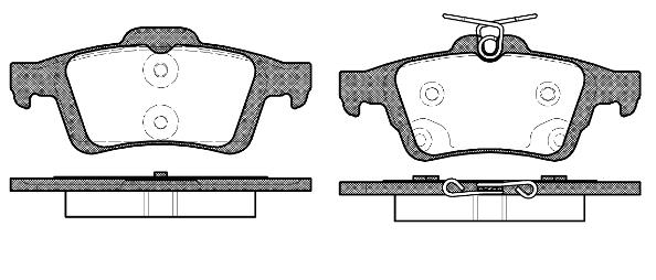 Klocki hamulcowe REMSA 0842.70