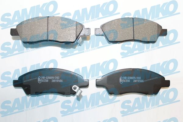 Klocki hamulcowe SAMKO 5SP1686