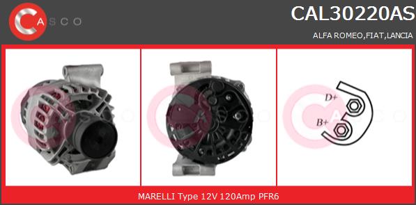 Alternator CASCO CAL30220AS