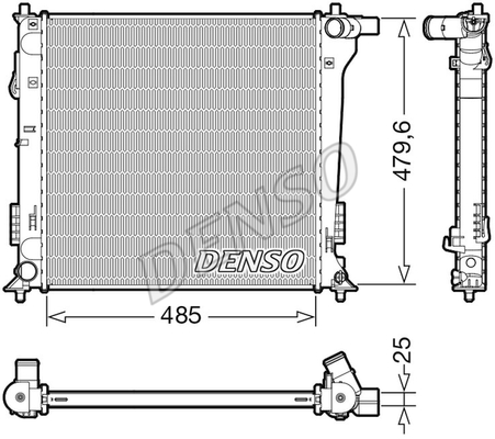 Chłodnica DENSO DRM41020