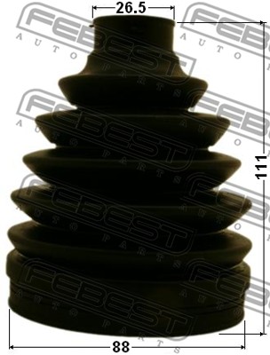 Osłona przegubu FEBEST 0117P-ZNR