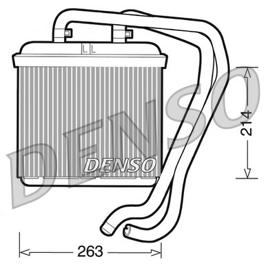 Nagrzewnica DENSO DRR12004